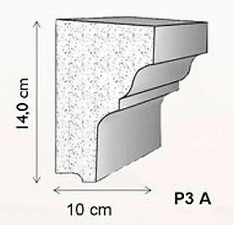 styroporstuck fensterleibung profile p3a
