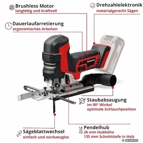 Einhell Akku-Stichs&auml;ge TP-JST 18/135